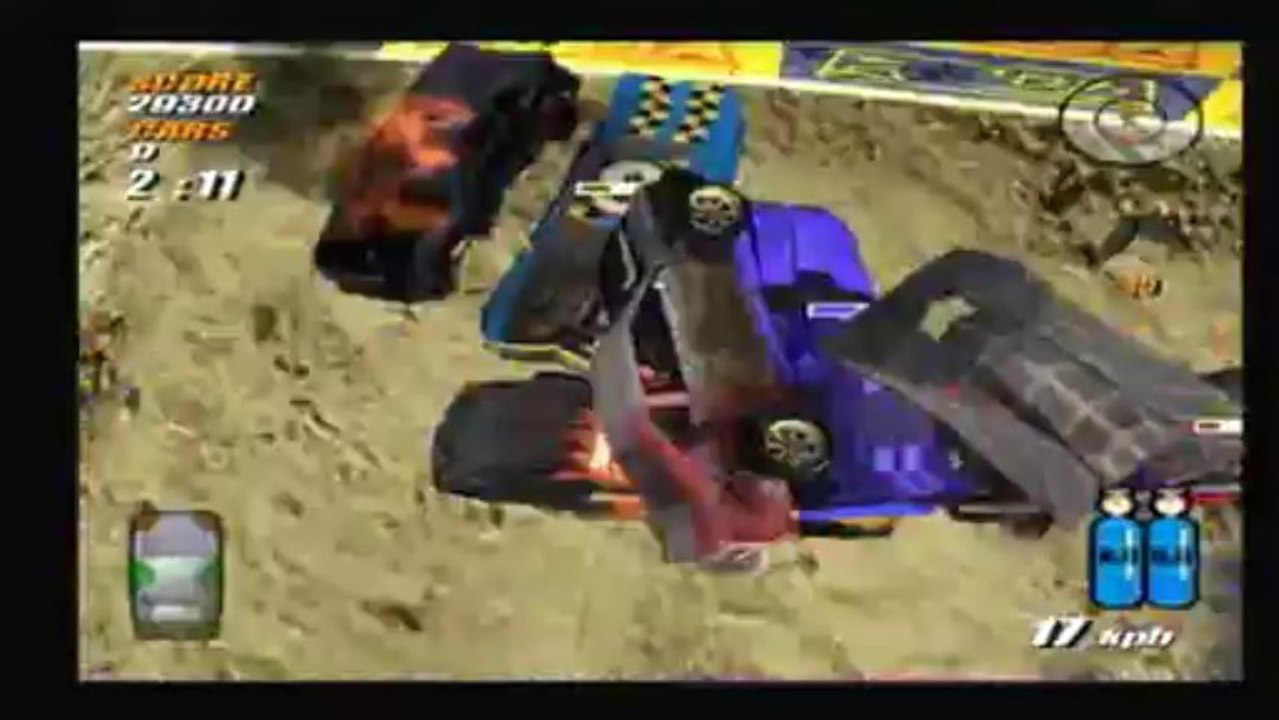 PS2 - Destruction Derby Arenas - Championship Round 1