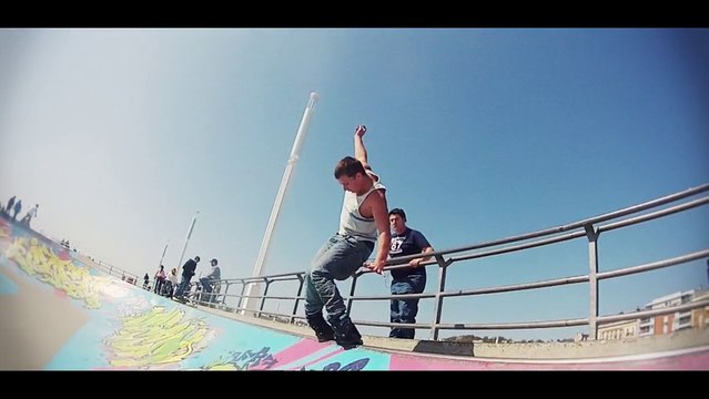 Seb' Cornette - RollerStreet - Skatepark Le Havre (summer 2013)