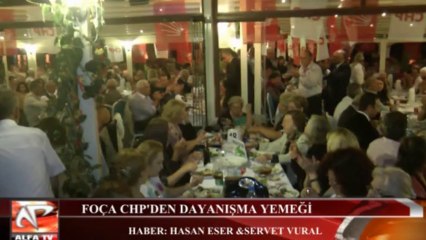 Foça CHP'den Dayanışma Yemeği