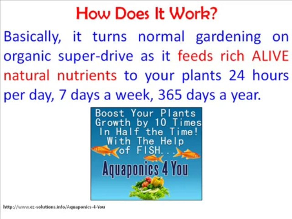 Aquaponics 4 You Review - Turn Normal Gardening On Organic Super-drive
