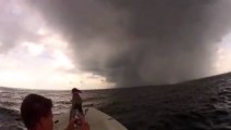 Dramatic Waterspouts and tornado Off Florida Coast!