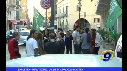 Barletta | Rifiuti Zero, un Sit - In a palazzo di Città