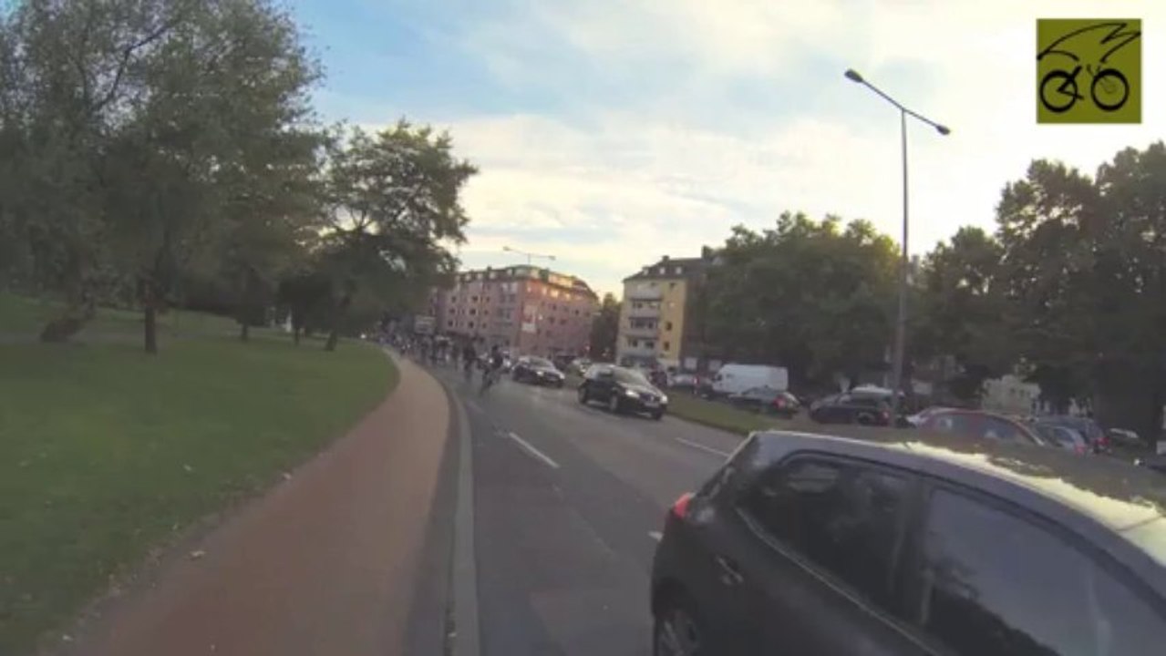 Critical mass - innere kanalstraße köln  09-2013