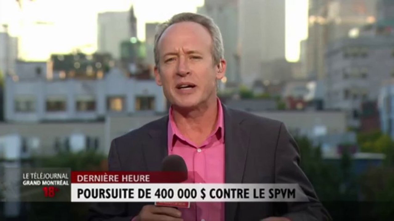 Poursuite de 400 000$ contre le SPVM