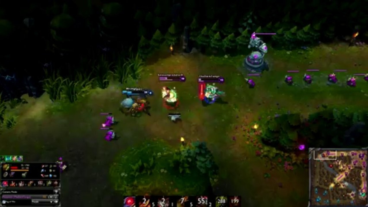 Tentative de gank sur Renekton