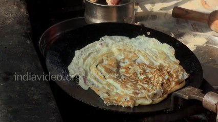 Indian cooking - Perfect Roti Omelette Chandigarh Haryana