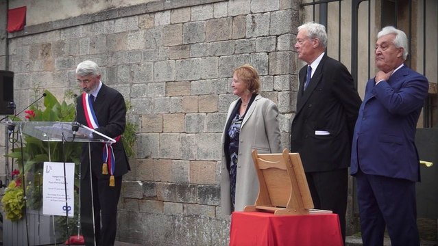 Inauguration Place Pierre Burelle à Langres