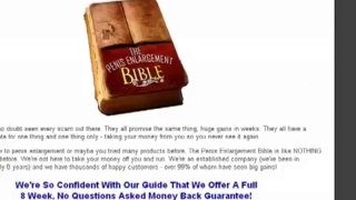 Penis Enlargement bible review-4 inch penis girth