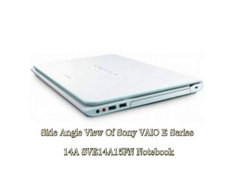 Sony VAIO E Series 14A SVE14A15FN Notebook