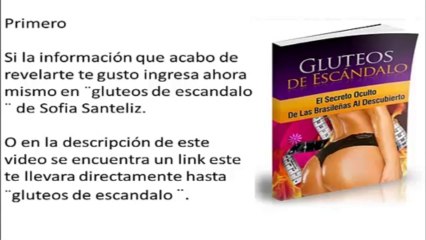 como conseguir los mejores gluteos de escandalo
