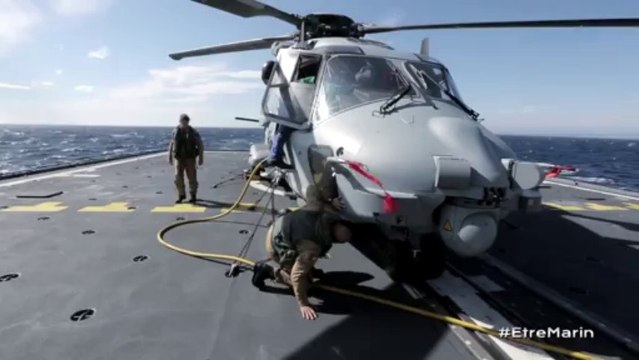 Caméra embarquée - Check hélicoptère avant le départ