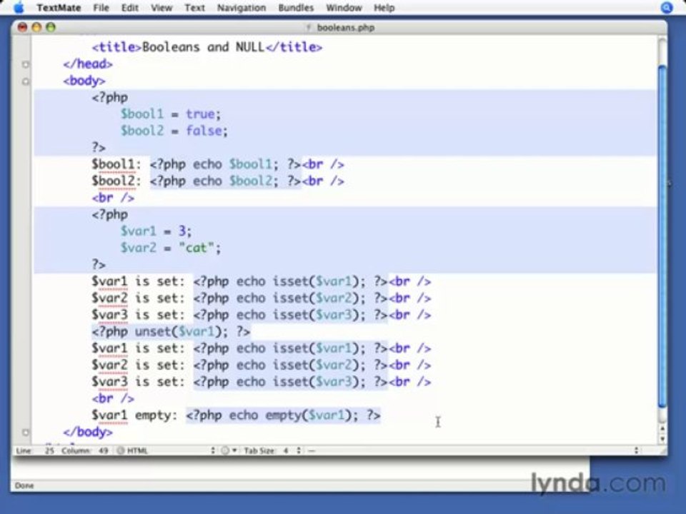PHP Training - Booleans - Part 16 - ViDHIPPo.Com