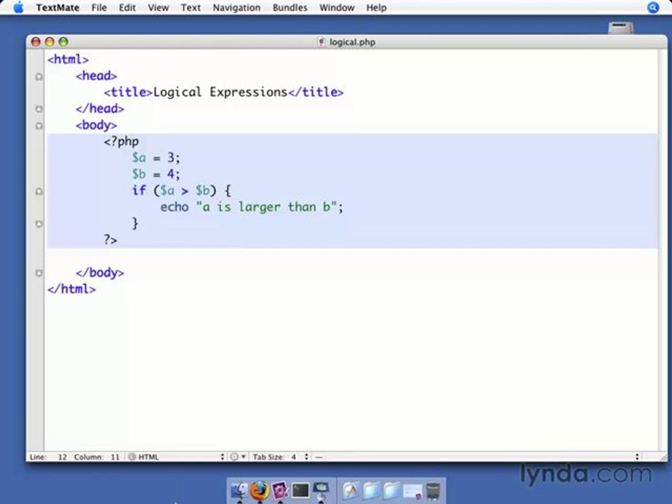 PHP Training - If Statements - Part 18 - ViDHIPPo.Com