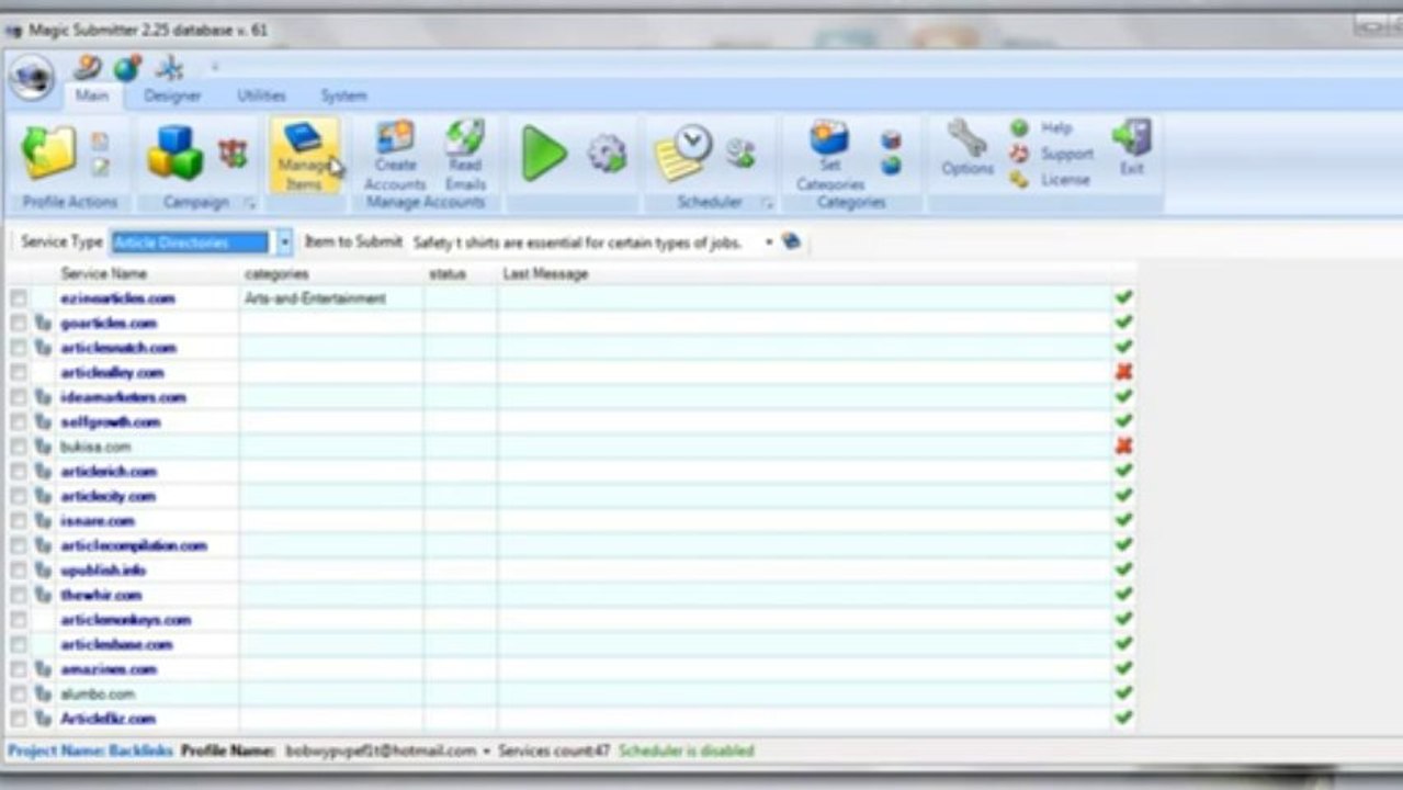 Magic Submitter quick start