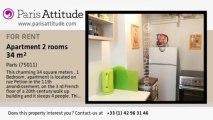 1 Bedroom Apartment for rent - Voltaire, Paris - Ref. 8311