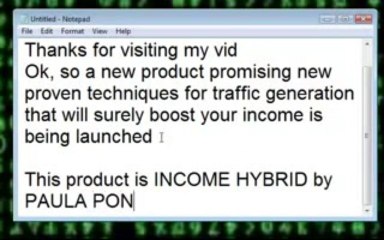 Income Hybrid by Paul Ponna (little secret inside)