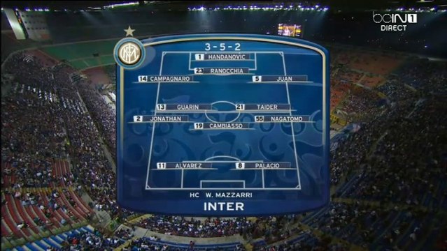 Serie A - 5ème Journée - Inter milan VS Fiorentina (1ère mi-temps)