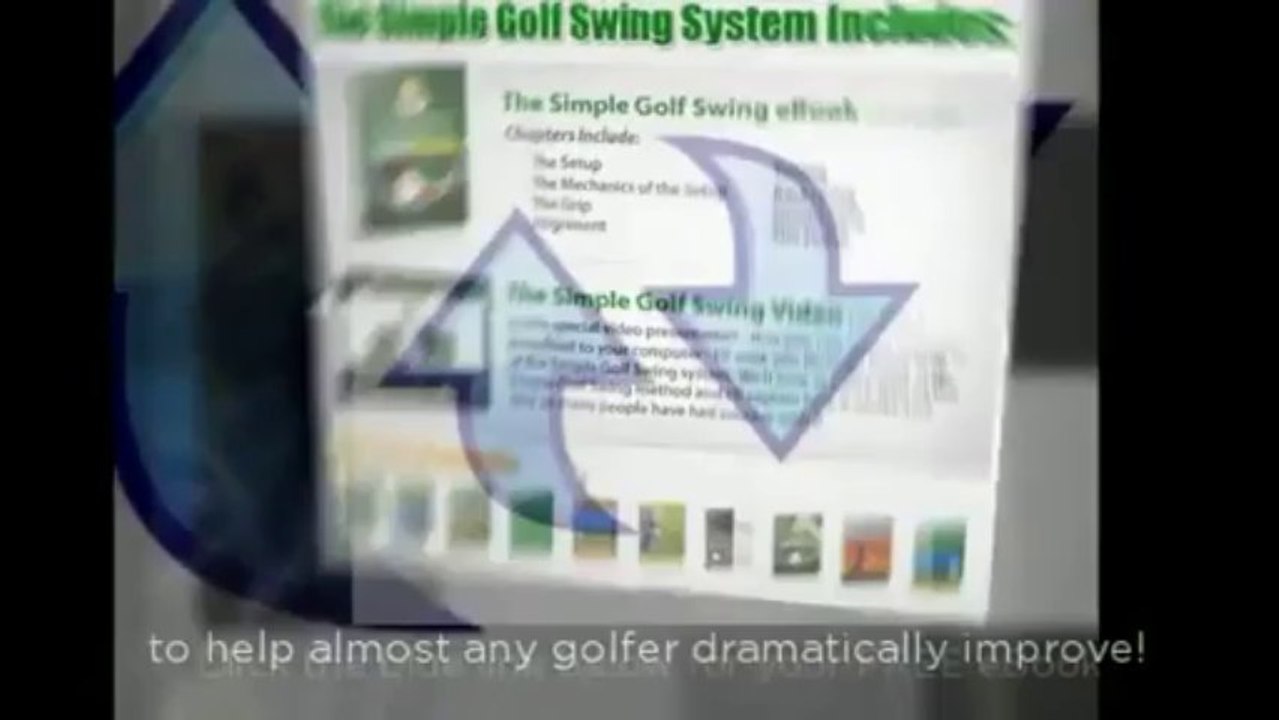 The Simple Golf Swing Ebook..FREE Download Drop 7 Strokes in 2 Just Weeks Golf Swing Download