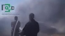 Amateur videos show aftermath of deadly car bomb outside Damascus