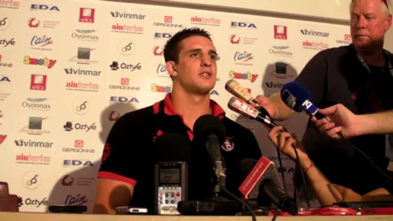 Rugby Top 14 -Thibault Lassalle réagit après Oyonnax - Toulon (1ère partie)