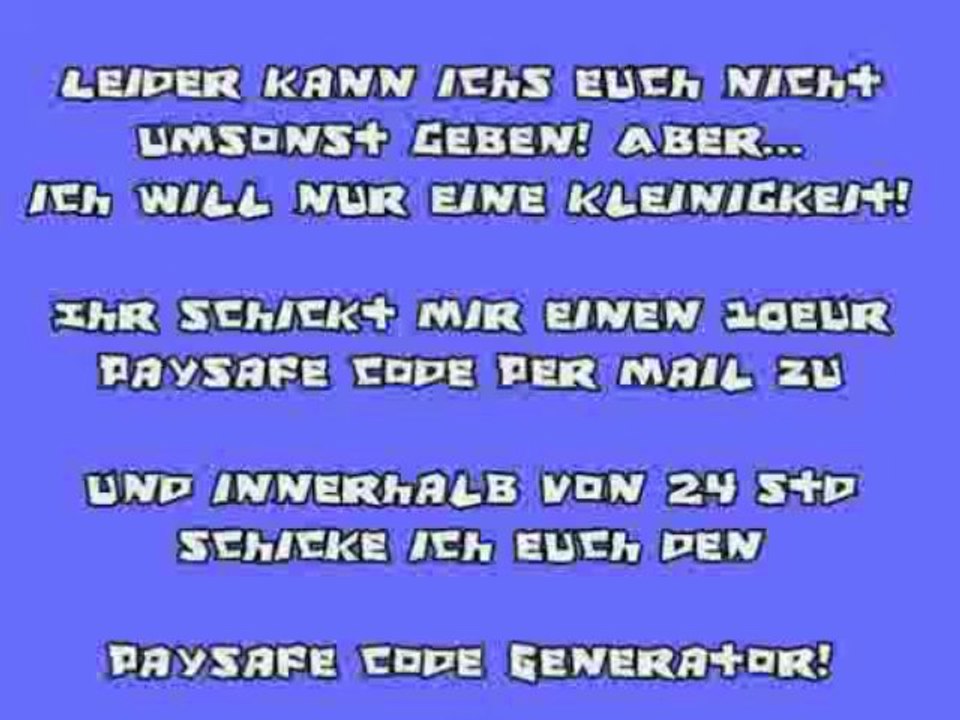 Funktionierender PaySafeCard Generator [v1.7 ]