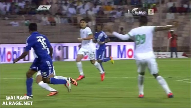 الأهلي VS الهلال - الهدف الأول للهلال-ناصر الشمراني- 13-09-28
