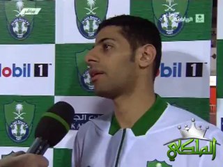 - لقاء مع تيسير الجاسم بعد المباراة -