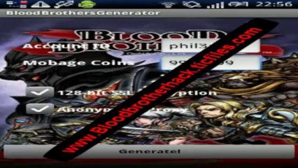 Blood Brothers Andriod Cheats Gold Hack Unlimited 2013