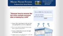 is micro niche finder good - micro niche finder customer review