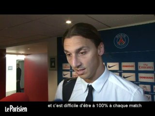 PSG - Ibrahimovic : « Difficile d'être à 100% à chaque match »