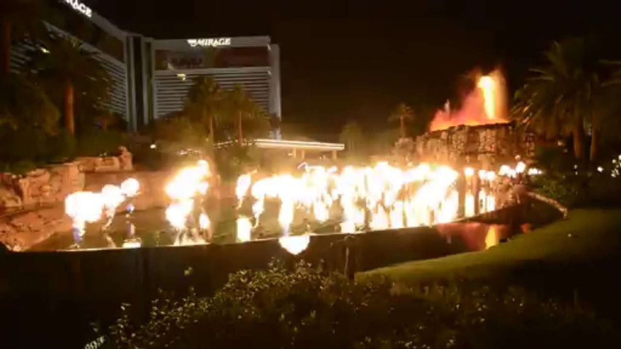 Mirage - éruption volcanique