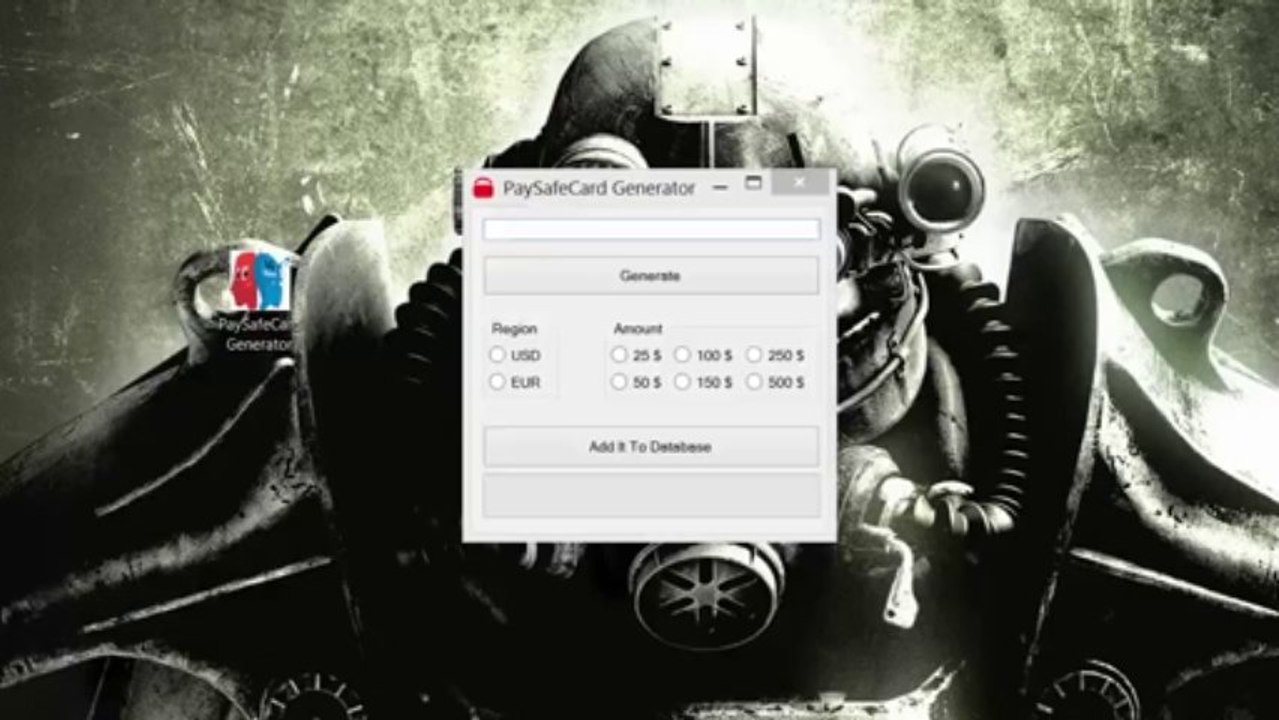 PaySafeCard Generator 2013