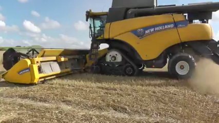 Crop Circle being Harvested with Jefferson Starship - "Have You Seen The Stars Tonite"