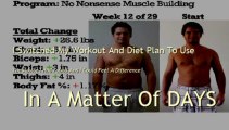 No Nonsense Muscle Building --How to Burn Fat Instead of Muscle FAST