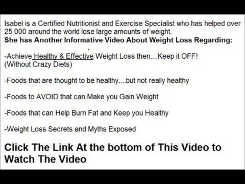 How to Lose Weight Fast - The truth about Fat Burning Foods and Weight Loss Programs