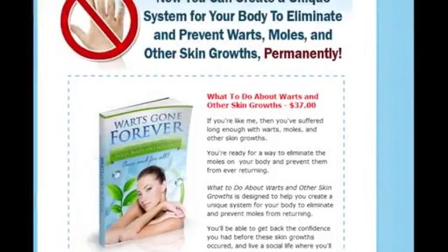 Home Treatment For Warts, Moles and Skin Tags Removal