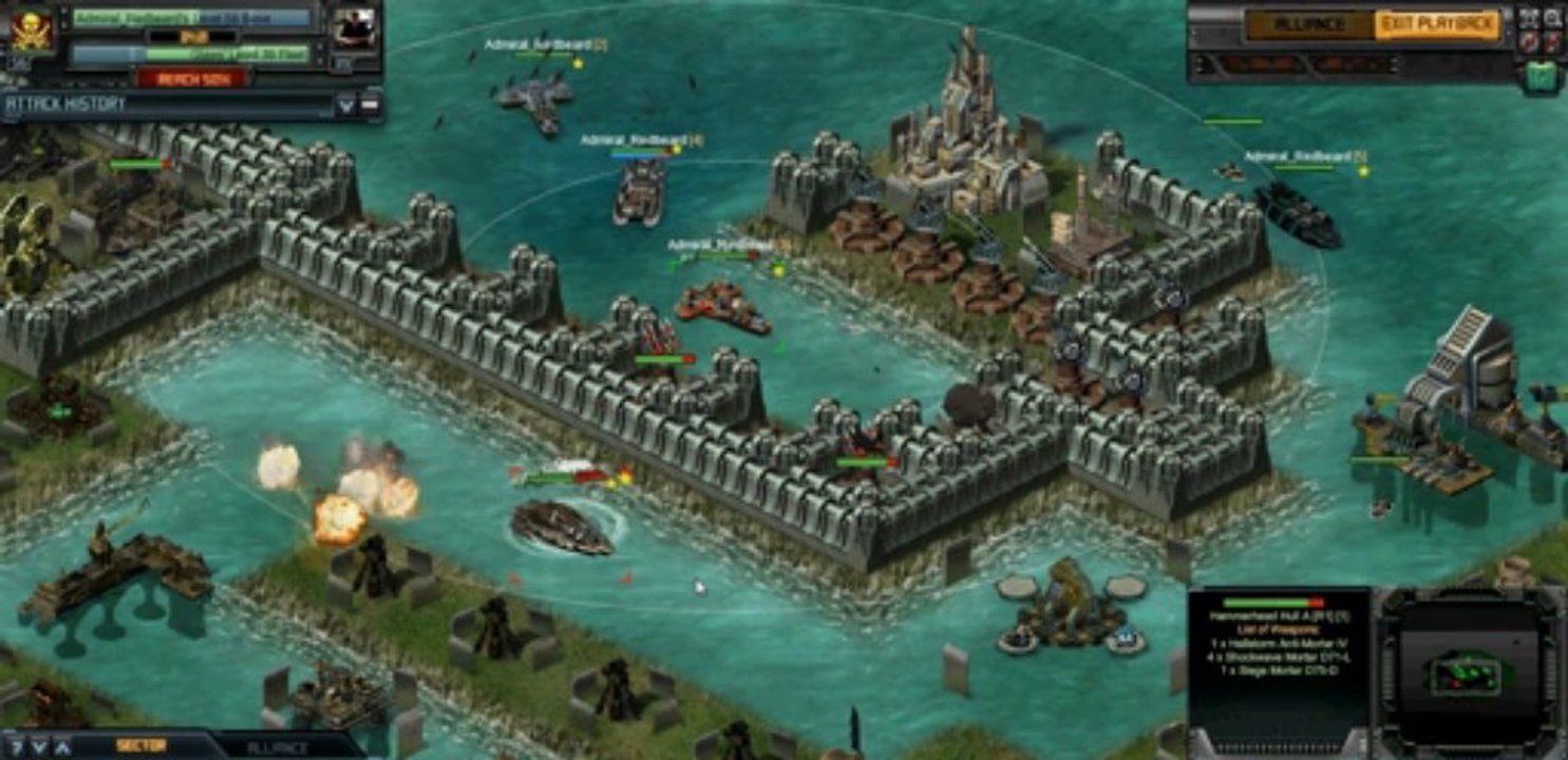 Battle Pirates: Glaws [CVB] vs Admiral_Redbeard [CAVE]