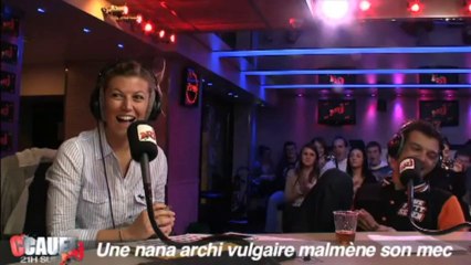 Une nana archi vulgaire malmène son mec - C'Cauet sur NRJ