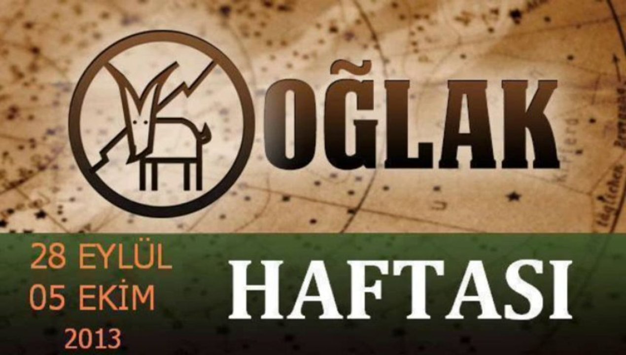 OĞLAK Burcu 29 Eylül-05 Ekim 2013 haftası-Astrolog OĞUZHAN CEYHAN, Astrolog DEMET BALTACI - Bilinç Okulu  ( Astroloji, astrolgy, horoskop, daily horoscope, sign, burçlar, burcu, astrolojik )