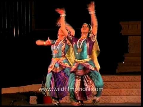 Bharatnatyam, fire-dance been performed at Khajuraho Dance Festival