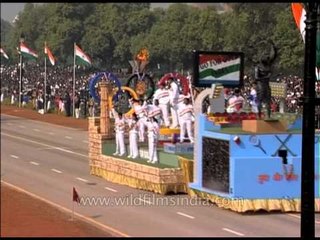 Tableau of Ministry of Youth affairs and sports on Republic Day