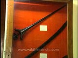 Weapons on display at Padmanabhapuram Palace