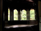 Padmanabhapuram Palace -  adorned with carved wooden ceilings, curved and slatted shuttered windows