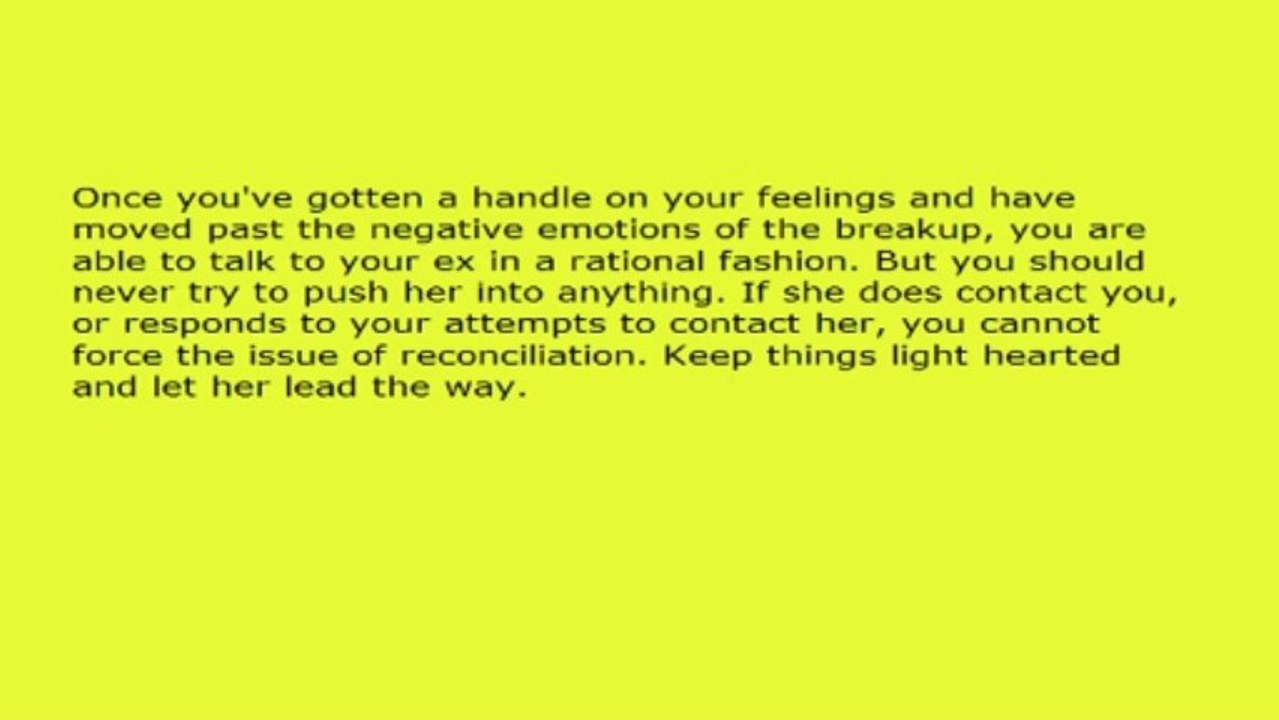 Effective Tips To Get Your Ex Girlfriend Back! Just Use Them And Get Her Back!