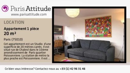 Appartement Studio à louer - Poissonnière, Paris - Ref. 5157