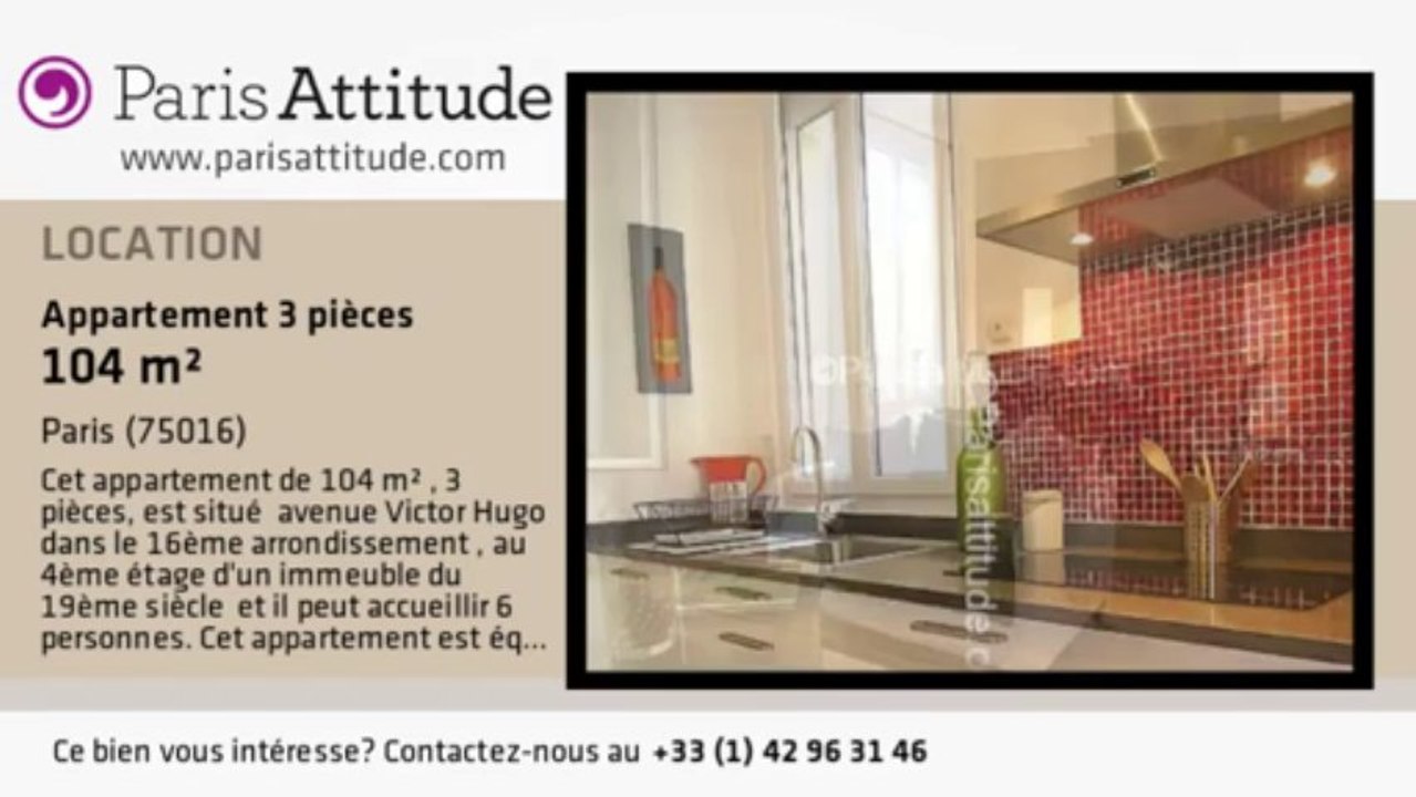 Appartement 2 Chambres à louer - Victor Hugo, Paris - Ref. 6361