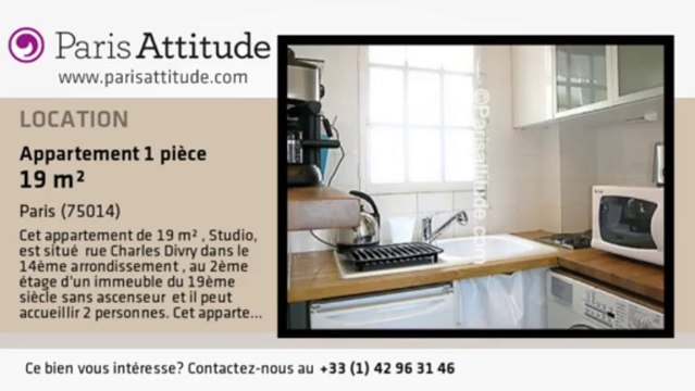 Appartement Studio à louer - Alésia, Paris - Ref. 4343