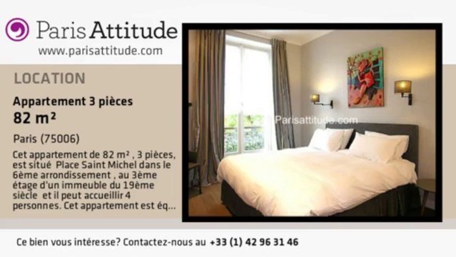 Appartement 2 Chambres à louer - Quartier Latin/St Michel, Paris - Ref. 7626