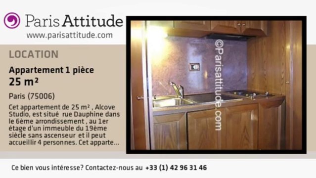 Appartement Alcove Studio à louer - St Germain, Paris - Ref. 11