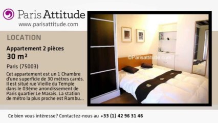 Appartement 1 Chambre à louer - Musée Picasso, Paris - Ref. 4177